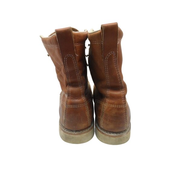 Thorogood Men's 8" Plain Toe Wedge Boots *Made in USA* 814-4364 Tobacco Size 12D - Picture 3 of 8